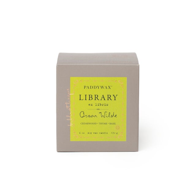 Library 6 oz Candle - Oscar Wilde